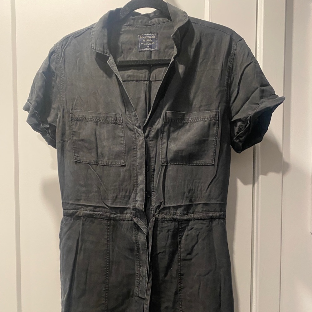 Abercrombie black jumpsuit